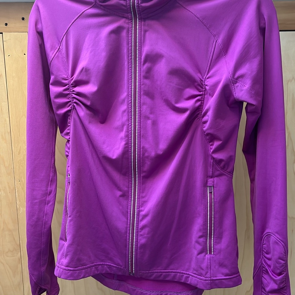 ATHLETA Purple Full Zip Hoodie Jacket Top